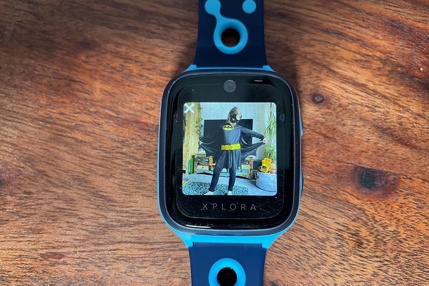 Man sieht die Kamerafunktion der XPLORA 4